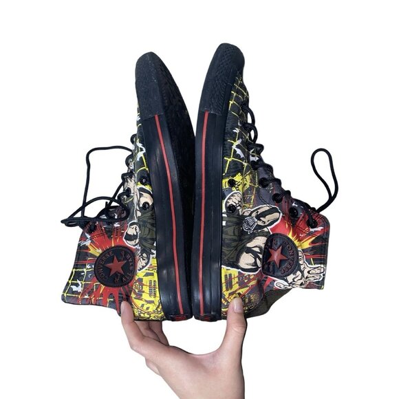 Converse All Star Limited Edition Batman The Dark Bane Comics Mens Size 10 - Picture 2 of 12